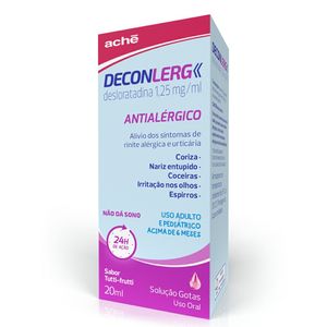 Deconlerg 1,25mg/ml Aché Sabor Tutti-Frutti Solução Oral 20ml