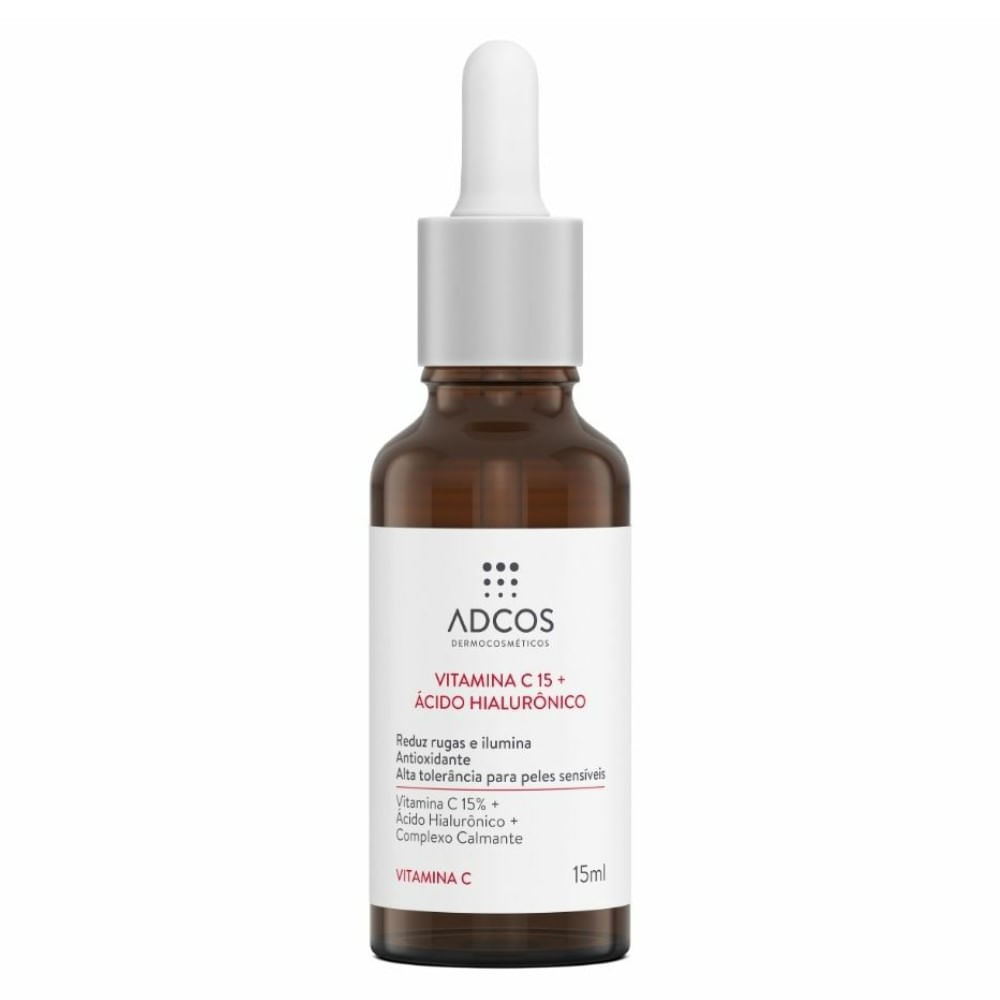 Vitamina C 15 + Ácido Hialurônico Adcos 15ml