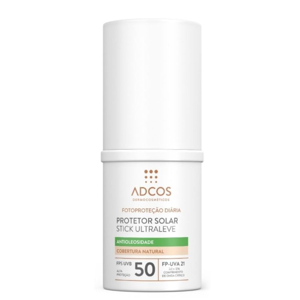 Protetor Solar Stick Adcos Ultraleve Fps50 Peach 15g