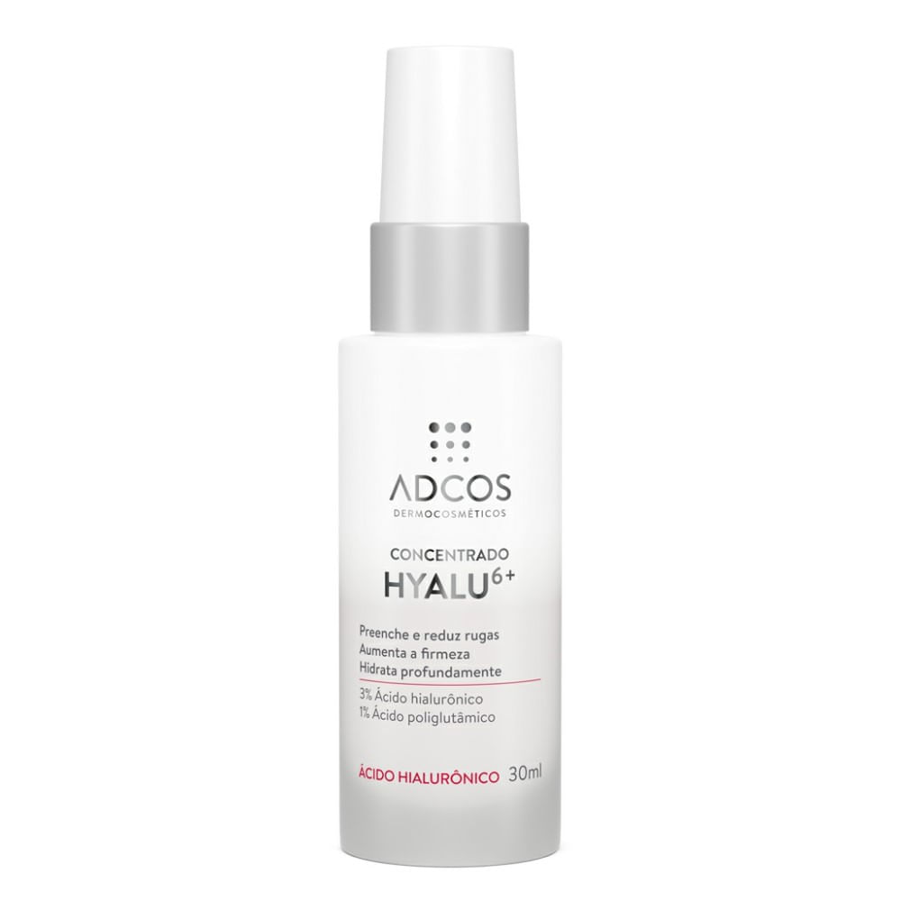 Sérum Anti-Idade Hidratante Facial Adcos Concentrado Hyalu 6+ 30ml