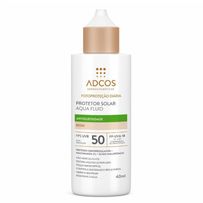 Protetor Solar Facial Adcos Aqua Fluid FPS50 Beige 40ml
