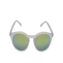 Óculos de Sol Jink Loop Ice Translúcido Branco com Lentes Amarelas Espelhadas
