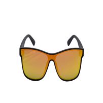 Óculos de Sol Jink Sun Gold Preto com Lentes Douradas Espelhadas