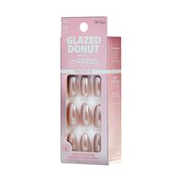 Unha Postiça Impress Premium Glazed Donut Chocolate 30 unidades