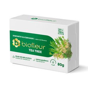 Sabonete Glicerinado Biofleur Tea Tree 80g