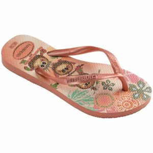 Sandália Havaianas Kids Slim Princesas Moana Rosa Clay 35/36
