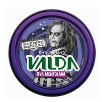 Pastilhas Valda Beetlejuice Sabor Uva Mentolada 50g