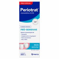 Enxaguante Bucal Periotrat Pró Gengivas Sem Álcool Sabor Menta 250ml