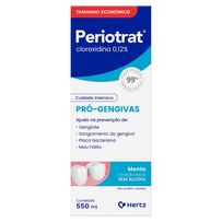 Enxaguante Bucal Periotrat Pró Gengivas Cuidado Intensivo Sem Álcool Sabor Menta 550ml