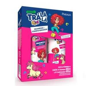 Kit Trá Lá Lá Kids Cachos Shampoo Hidrakids + Condicionador Hidrakids 480ml