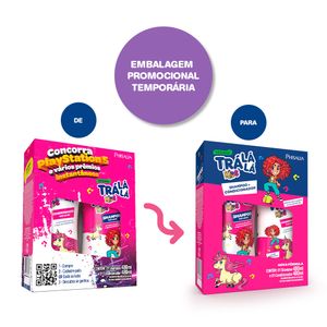 Kit Trá Lá Lá Kids Cachos Shampoo Hidrakids + Condicionador Hidrakids 480ml