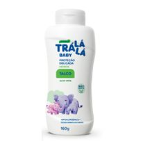 Talco Trá Lá Lá Baby Vegano Hidrata 160g