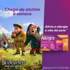 Antialérgico Allegra 120mg 20 Comprimidos