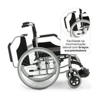 Cadeira Rodas Dellamed Aluminio D600 1 Unidade