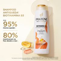 Shampoo Pantene Antiqueda e Nutrição Biotinamina B3 175ml
