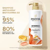 Shampoo Pantene Antiqueda e Nutrição Biotinamina B3 510ml