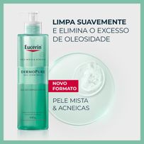 Gel de Limpeza Facial Gentil Eucerin DermoPure Oil Control 400g