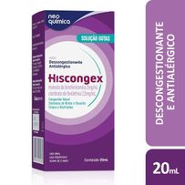 Hiscongex 2mg/ml + 2,5mg/ml Neo Química Solução Gotas 20ml