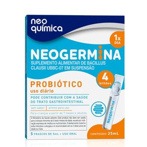 Probiótico Neogermina 4BI 5 Frascos de 5ml