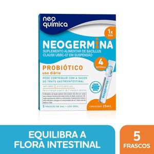 Probiótico Neogermina 4BI 5 Frascos de 5ml