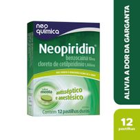 Neopiridin Neo Química Pastilha para Garganta 12 Pastilhas