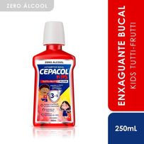 Enxaguante Bucal Cepacol Kids Sem Álcool Sabor Tutti Frutti 250ml