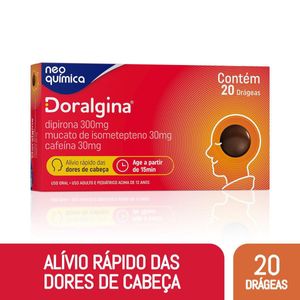 Analgésico Doralgina Neo Química 20 comprimidos