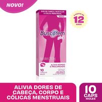 Analgésico Buscofem Girls 200mg 10 Cápsulas Moles