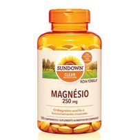 Suplemento Alimentar Sundown Magnésio 250mg 100 Comprimidos