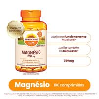 Suplemento Alimentar Sundown Magnésio 250mg 100 Comprimidos