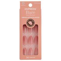 Unhas Autocolantes Impress Bare But Better Back to Basics 30 unidades