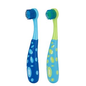Escova Dental Kess Step 2 de 4 a 7 anos com 2 unidades Cores Sortidas
