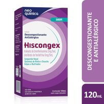 Hiscongex Neo Química Xarope 120ml + Copo Dosador