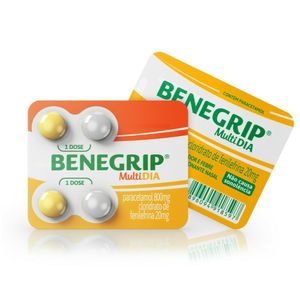 Antigripal Benegrip Multi Dia 4 Comprimidos