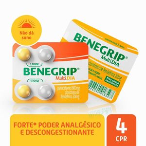 Antigripal Benegrip Multi Dia 4 Comprimidos