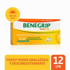 Antigripal Benegrip Multi Dia 12 Comprimidos