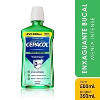 Enxaguante Bucal Cepacol 3em1 Menta Intense 500ml