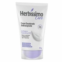 Creme Desodorante Antitranspirante Herbíssimo Linhaça e Coenzima Q10 55g