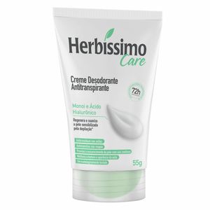 Creme Desodorante Antitranspirante Herbíssimo Monoi e Ácido Hialurônico 55g