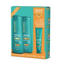 Kit Bio Extratus + Nutrição Shampoo 350ml + Condicionador 350ml + Máscara 90g