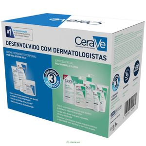 Kit CeraVe Creme Hidratante 454g + Gel de Limpeza 40g