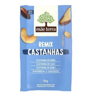 Mix de Castanhas Mãe Terra Remix Castanhas Brasileiras 25g