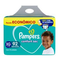 Fralda Pampers Confort Sec XG 92 Unidades