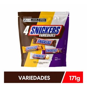 Chocolate Snickers Variedades Sortido Sachê 171g