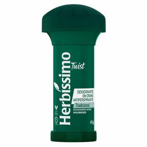 Desodorante em Creme Antiperspirante Herbíssimo Twist Tradicional 45g