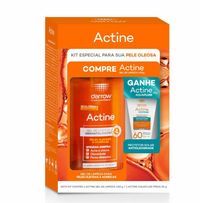 Kit Darrow Gel de Limpeza Actine 400g + Protetor Solar Actine Acquafluid FPS60 20g
