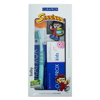 Kit Curaprox Baby Senninha Sortido 1 Escova Dental baby + Creme Dental Kids 60ml + 1 Chaveiro