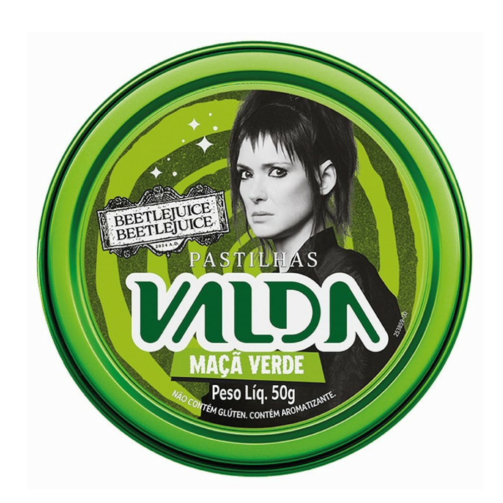 Pastilhas Valda Beetlejuice Maçã Verde 50g