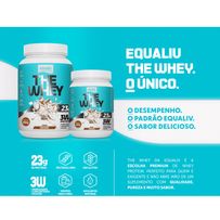 Suplemento Alimentar Em Pó Equaliv The Whey Sabor Cocada 480g