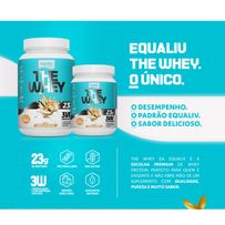 Suplemento Alimentar Em Pó Equaliv The Whey Sabor Vanilla Cream 480g